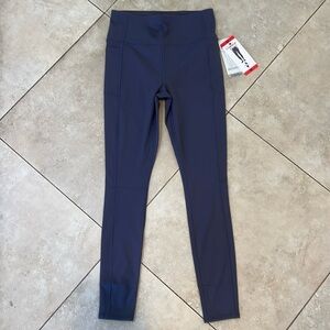 NWT Skechers Women's Go Walk High Waisted Purple Leggings Side Pockets Sz Medium